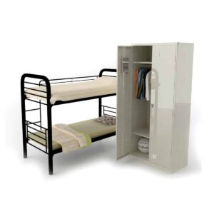 Hammy Metal Double V1 | Sturdy Metal Bunk Bed: Optimized Space with Stylish Design 2024