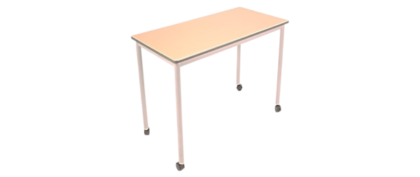 Eazi Rectangular Table with wheels