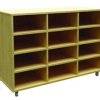 AWO-TWELVE COMP STORAGE C/W WHEELS