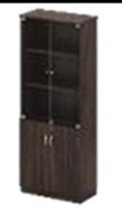 AWO-EXE HIGH DISPLAY CABINET C/W SWING GLASS DOOR