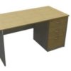 AWO-BWH TABLE C/W 3 ATTACH DRAWER