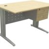 AWO-ARO -ADMIN DESK C/W TWO ATTACH DRAWERS