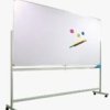 FED-DOUBLE SIDE MAGNETIC WHITE BOARD WITH STAND