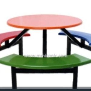 Circular canteen table