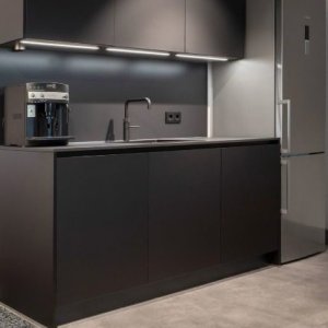 BUILT-IN PANTRY WITH  WATER RESISTANCE TOP  (LOW & WALL CABINET)