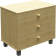 Balsam Tri-Slide 3D  | Versatile Convenience: 3-Drawer Dresser with Removable Changing Tray