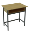 ESTIC S Single Table S11 – Full Frame with Full  Book Shelf Storage