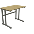 ESTIC S Single Table – L-Shape Legs Frame
